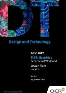 Unit A532 - Sustainable design - Sample scheme of work and lesson plan booklet (DOC, 589KB)