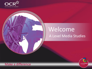 Media Studies - Get ready presentation (PPT, 2MB)