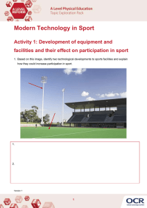 Modern technology in Sport - Learner activity (DOC, 1MB)