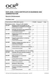 Record of achievement - Certificate (DOC, 206KB)