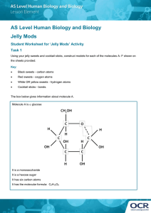 AS Level Human Biology and Biology Jelly Mods Task 1