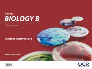 Treating kidney failure © OCR 2016