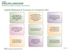 Learner Resource 2: