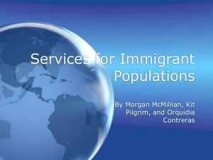 Services for Immigrant Populations