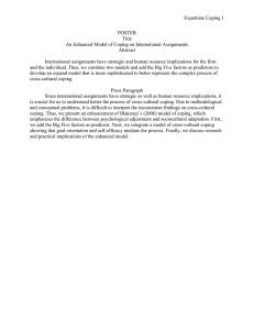 An Enhanced Model of Coping on International Assignments: Antecedents of Psychological Adjustment and Sociocultural Adaptation