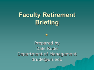Faculty Retirement Briefing.ppt
