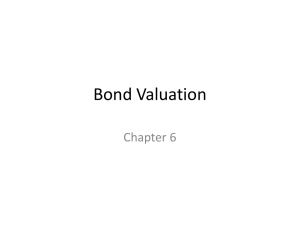 Bond valuation