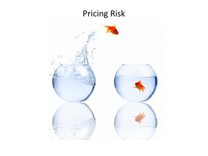 Pricing Risk