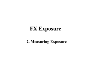 Measuring Economic Exposure slides