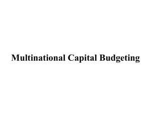 MNC Budgeting slides