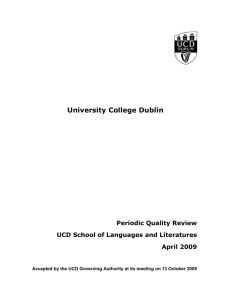 UCD School of Languages and Literatures (04/2009) (opens in a new window)