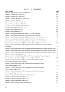 Faculty of Commerce