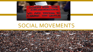 SOCIAL MOVEMENTS