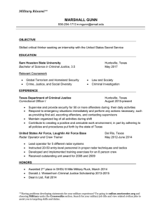Military Resume
