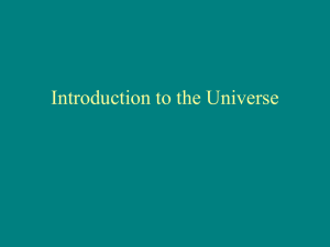 Introduction to the Universe