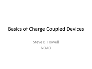 Basics of Charge Coupled Devices Steve B. Howell NOAO