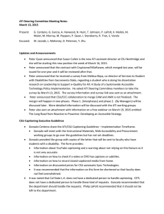 final ati steering committee meeting notes march 13