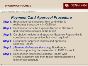 How-To for the Payment Card Approval Process