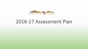 2016-17 Assessment Plan