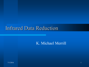 IR Data Redution Powerpoint file