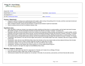 CV Stress A ++ Example