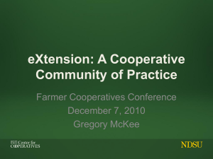 McKee FCC conf 2010 presentation eXtension_2