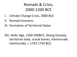 Lect 4 Nomads Crisis Territorial States