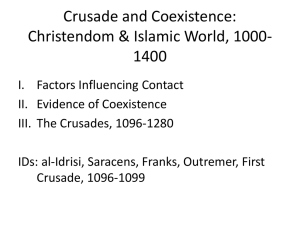 Lect 21 Crusade and Coexistence