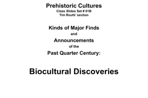 Biocultural Discoveries