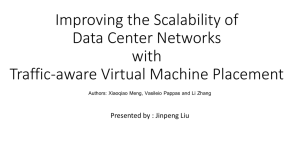 Improving the Scalability of Data Center Networks with Traffic-aware Virtual Machine Placement