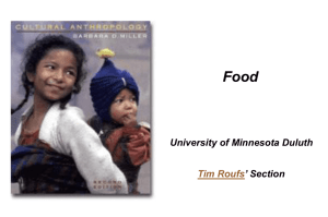 Food University of Minnesota Duluth ’ Section Tim Roufs
