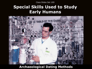 archaeological dating techniques