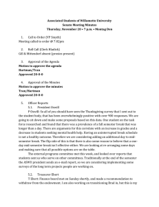 2014-11-20 Senate Minutes