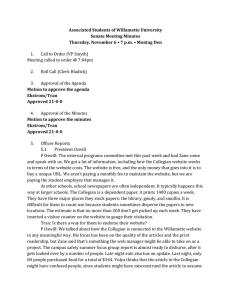 2014-11-06 Senate Minutes