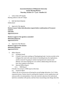2014-10-23 Senate Minutes