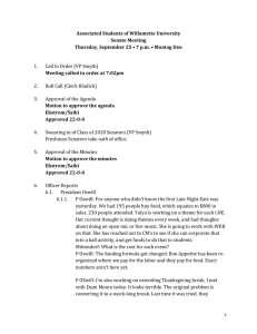 2014-09-25 Senate Minutes