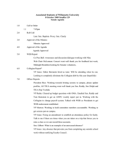 2009-10-08 Senate Minutes