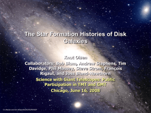 Star Formation History of Disk Galaxies