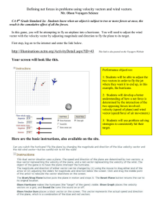 vector simulation printout,