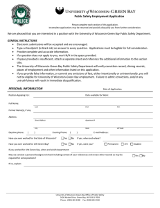 Employment Application (Public Safety)