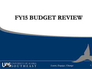 FY15 BUDGET REVIEW Learn, Engage, Change 1