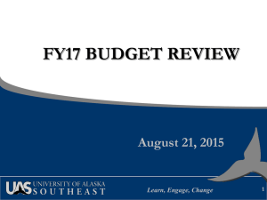 FY17 BUDGET REVIEW August 21, 2015 Learn, Engage, Change 1