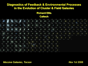 Diagnostics of Feedback &amp; Environmental Processes