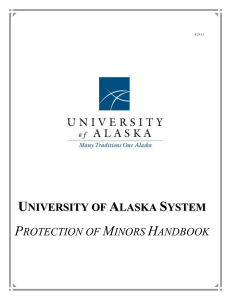 UA Protection of Minors Handbook