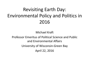 Earth Day - Revisiting