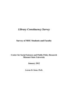 2014 Library Constituency Survey