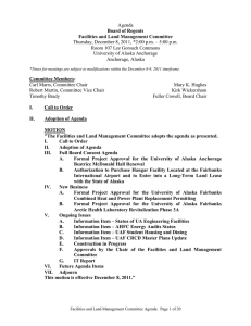 Agenda Thursday, December 8, 2011, *2:00 p.m. – 5:00 p.m.