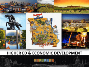 Mike Downing Slides: Higher Education and Economic Development