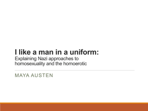 I like a man in a uniform: