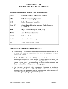 Reference 25 - Labor Relations Report